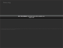 Tablet Screenshot of dev.lexs.org